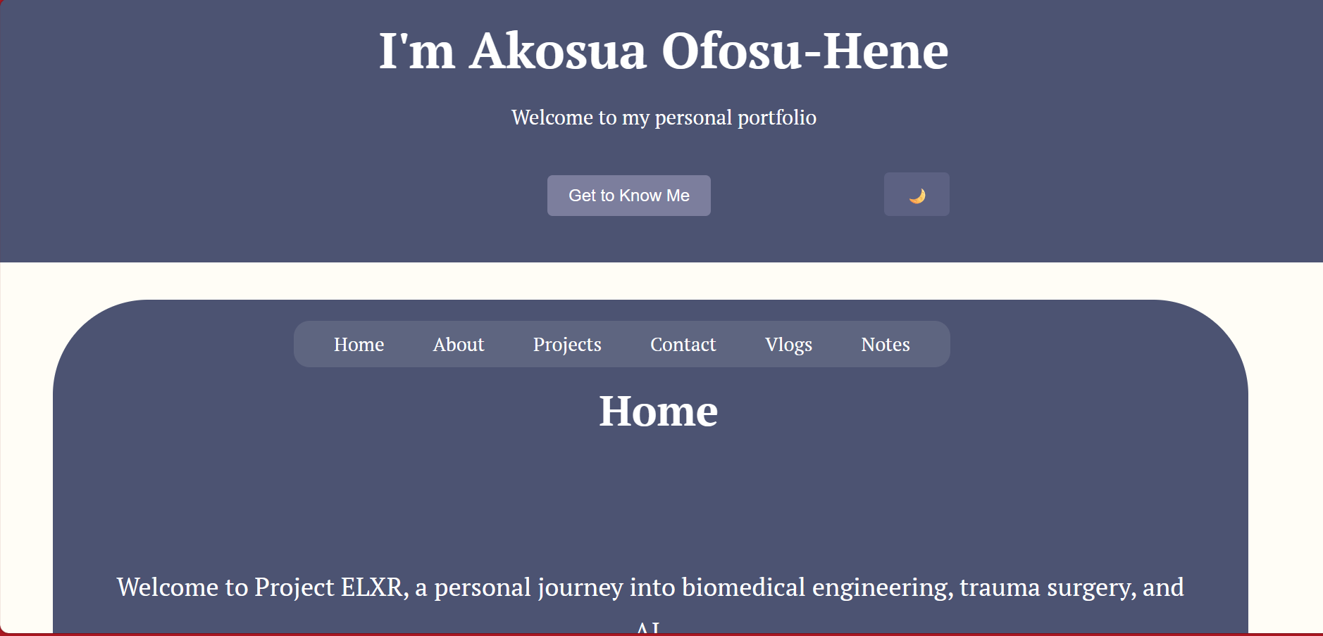 First Portfolio